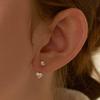 Lewe Two-way mini heart earring
