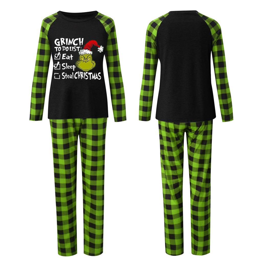 Комплект из топа и брюк с рождественскими принтами для всей семьи Одинаковые комплекты для всей семьи