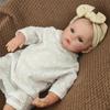 Lifelike 46 Cm Reborn Baby Girl Doll Meadow Whole Body Silicone Simulation Doll Can Bath Handmade 3D Painted Skin Newborn Dolls for Kids Holiday Gifts