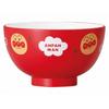 Kinsei Pottery "Go! Anpanman" Lacquered Soup Bowl, Medium, Approx. 11cm, Nakayoshi Series, Red, 066531