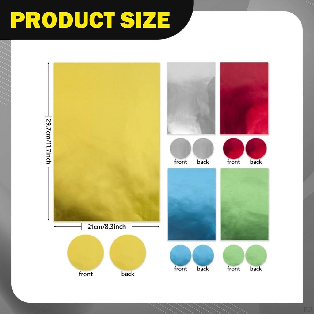 10x Metallic Cardstock Paper Sheets Construction Crafting Supplies for Arts and Crafts Party