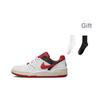 Nike Full Force Low Mystic Красные мужские кроссовки Бело-черный парус FB1362-102