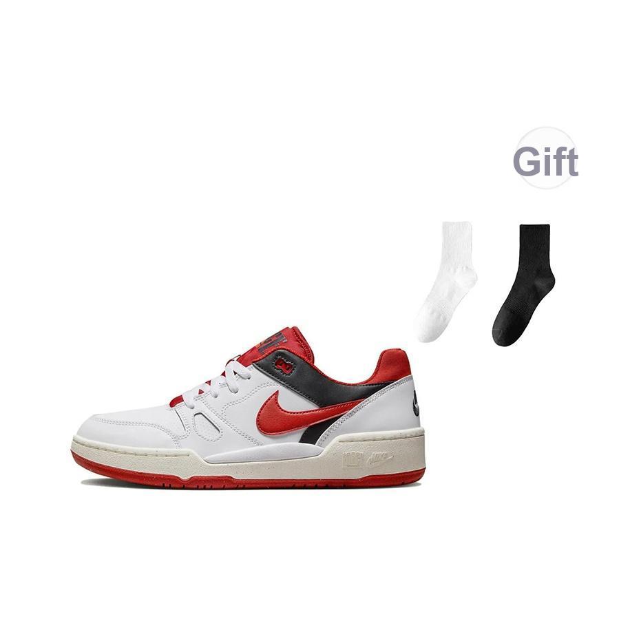 Nike Full Force Low Mystic Красные мужские кроссовки Бело-черный парус FB1362-102