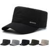 Fashion Flat Top Hat Men's Outdoor Quick-drying Hat Summer New Mesh Hat Breathable Light Sun Hat Men's Cap