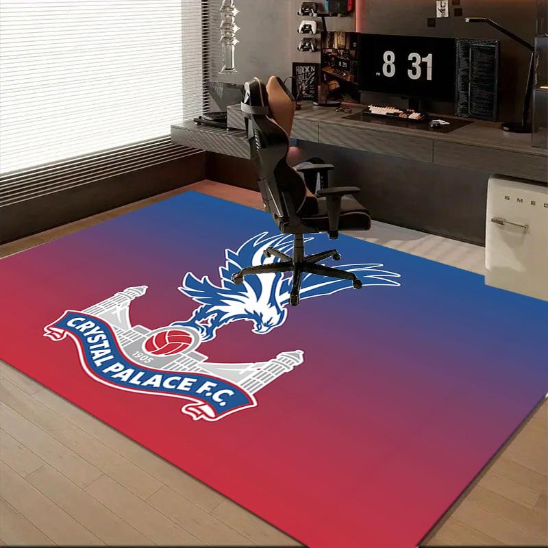 1PC Eagle Crest Crystal Design Floor Mat for Living Room, Game Rooms, Office, Bedroom, Office Floor Mat Playful Design, Christmas fan gifts