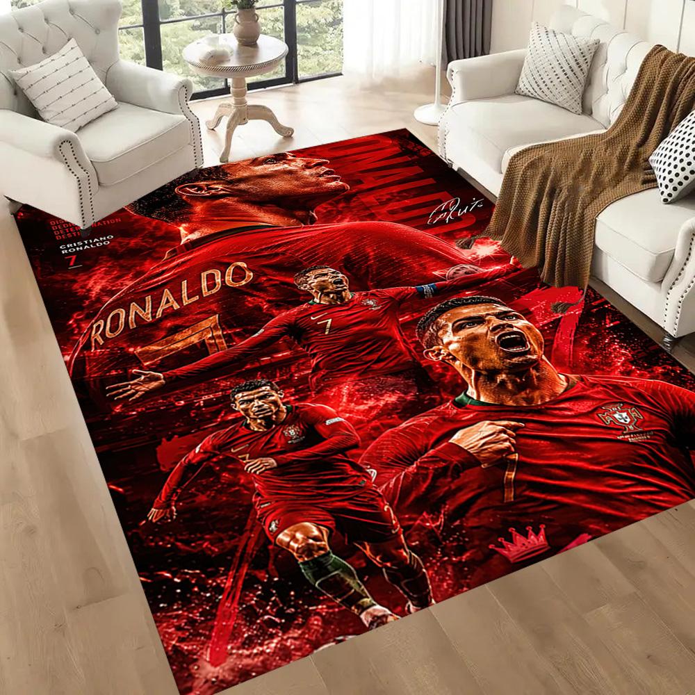 Cristiano Ronaldo Area Rug Perfect For Bedrooms Playrooms Foyer Kitchen Antislip Rug Anime Office Decor Birthdaychristmas Gift