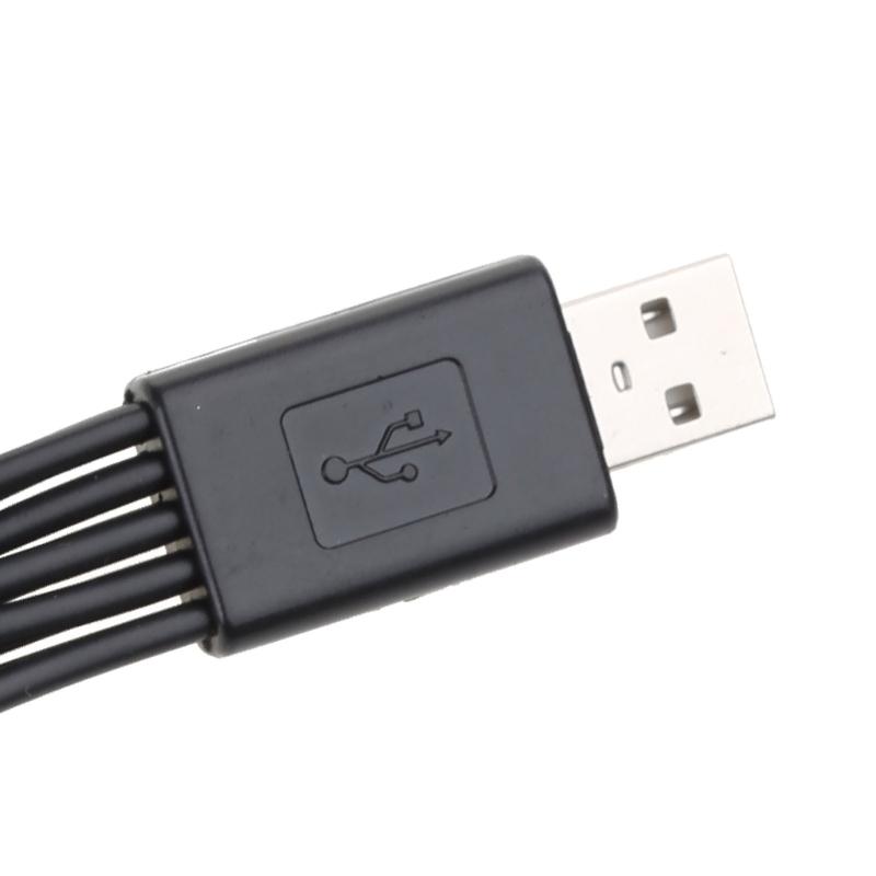 20СМ 10 в 1 USB Кабель для зарядки телефона USB на Мульти-разъем Кабель для зарядки телефона USB-кабель зарядного устройства Универсальный