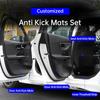 For Mercedes Benz C-Class 2023 Car Door Kick Mat GLC 300L Car Seat Anti-Kick Mats C260L Car Door Sill Strips Protective Stickers