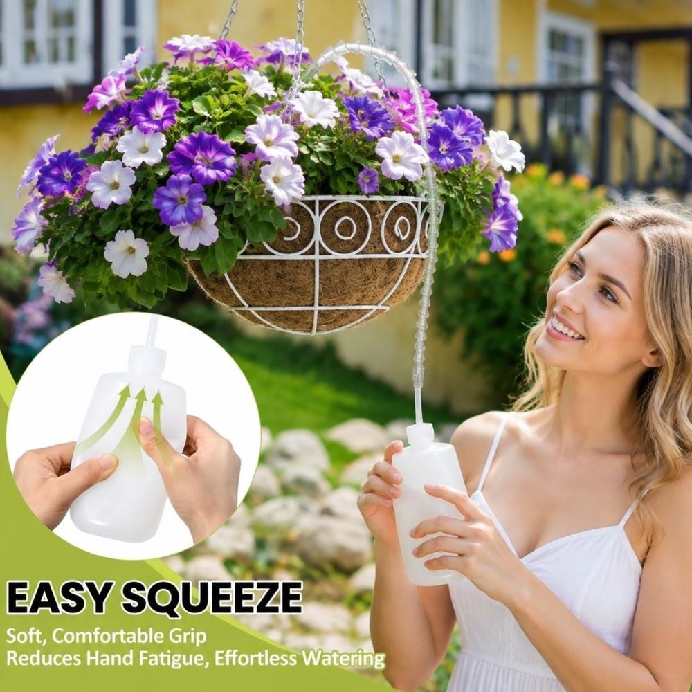 Adjustable Hanging Plant Watering Bottle Long Nozzle Watering Bottle  Ceiling Hanging Baskets