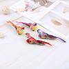 Artificial Feather Birds Nest Decorative Mini Swallows Home Garden Ornaments Set