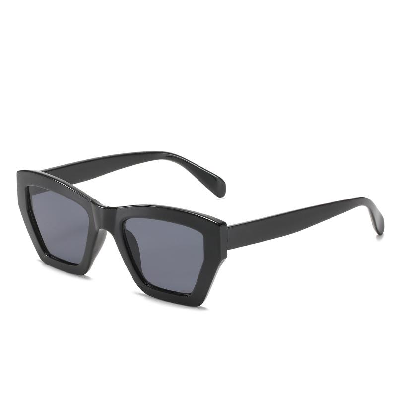 New fashion sunglasses men's trendy personalized box sunglasses women's UV-proof glasses