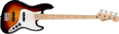 Электробас Squier by Fender Affinity Jazz Maple White Sunburst с мягким чехлом Series™ Bass®, гриф, пикгард, 3-цветный