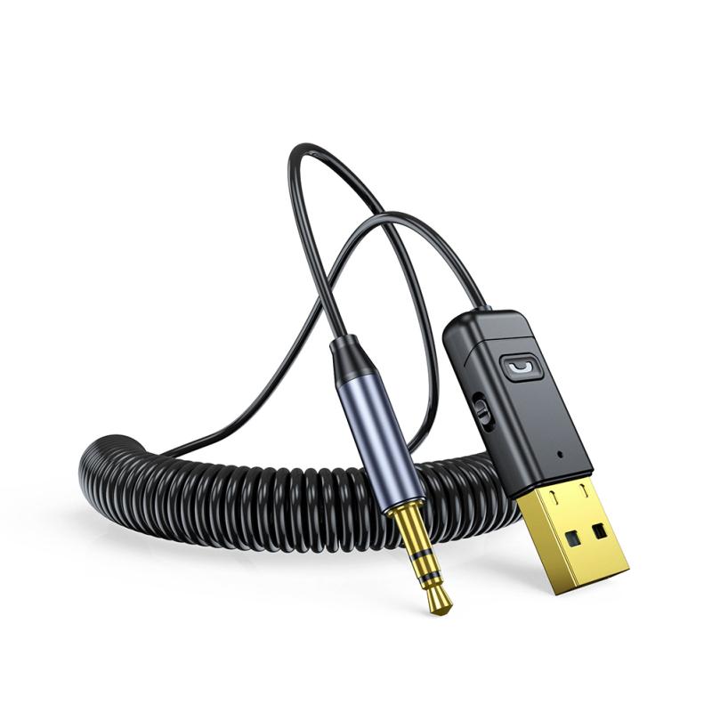 C11 Автомобильный Bluetooth-совместимый 5.0 передатчик-приемник Автомобильный аудио Aux Громкая связь Аудио «два в одном»