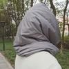 Простая модная объемная шарф-капюшон ветрозащитный огромного размера шарф с капюшоном водонепроницаемый кольцо-шарф женский мужской