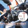 3 In 1 Spark Plug Socket Wrench Set 16/21mm Auto Socket Spanner T-Bar Handle Spanner Removal Tools