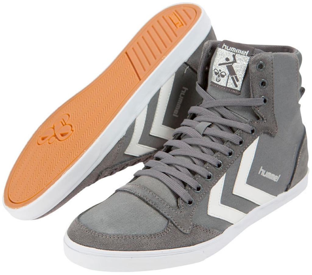 Кроссовки Hummel Slimmer Stadil High Canvas castle rock/white