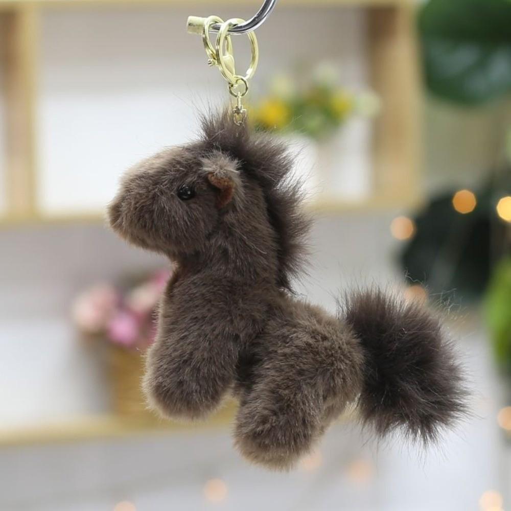 Stuffed Animals Backpack Charm PP Cotton Doll Toy Key Chain New Plush Doll Keychain  Birthday Gifts