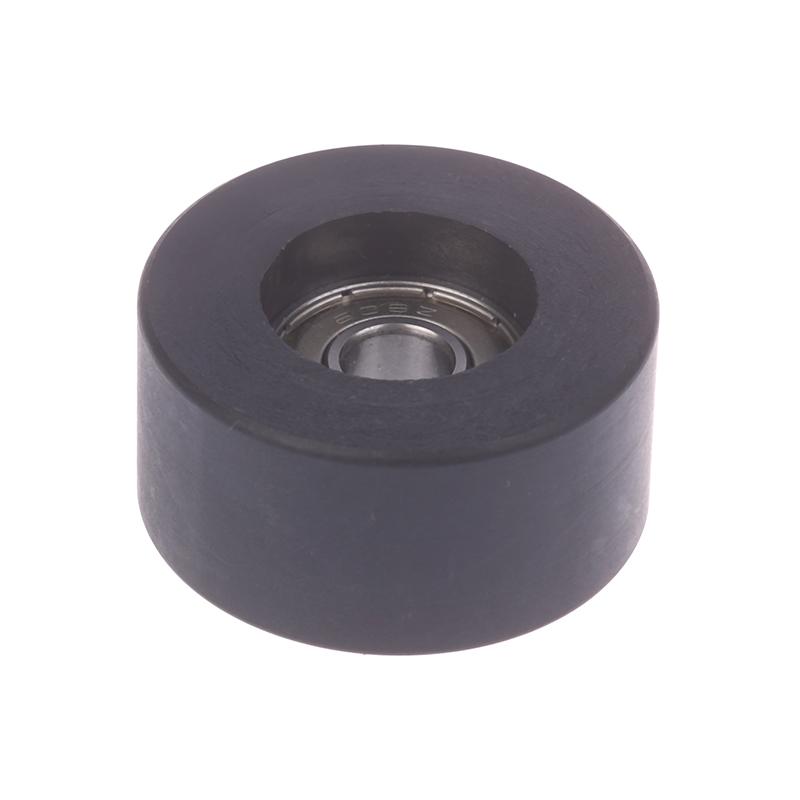 1 шт. плоский роликовый ролик для мебели, двери, окна, витрины, шкафа, направляющие, аксессуары, пластиковый помпон, нейлоновый подшипник, шкив