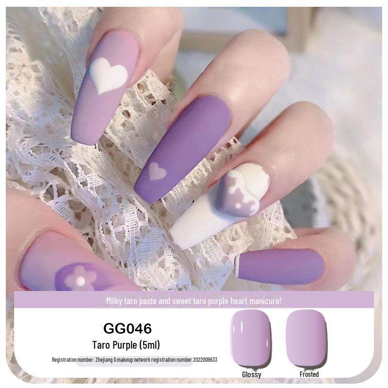 Platinum Haifei Nude Ice Gel Nail Polish - Модный прозрачный нюд от Xiaohongshu
