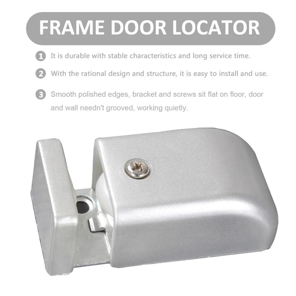 Нижняя направляющая для раздвижной двери амбара, зажимы, регулируемая направляющая для раздвижной двери, универсальные направляющие для дверей, ограничитель поворота с прорезями