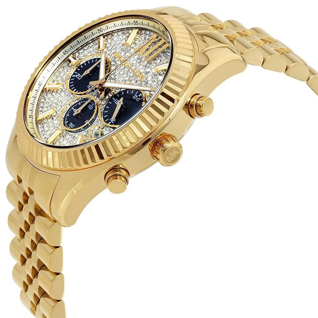 Michael Kors MK8494 Lexington Gold Pave мужские часы