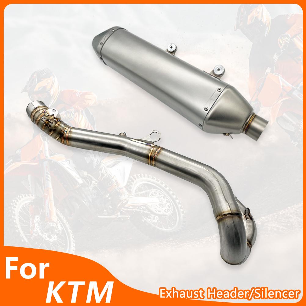 Для HUSQVARNA KTM EXC-F 250/350/450/500 17-19 Мотоцикл Выпускной коллектор Выпускная труба Глушитель Выхлопной системы Внедорожные аксессуары