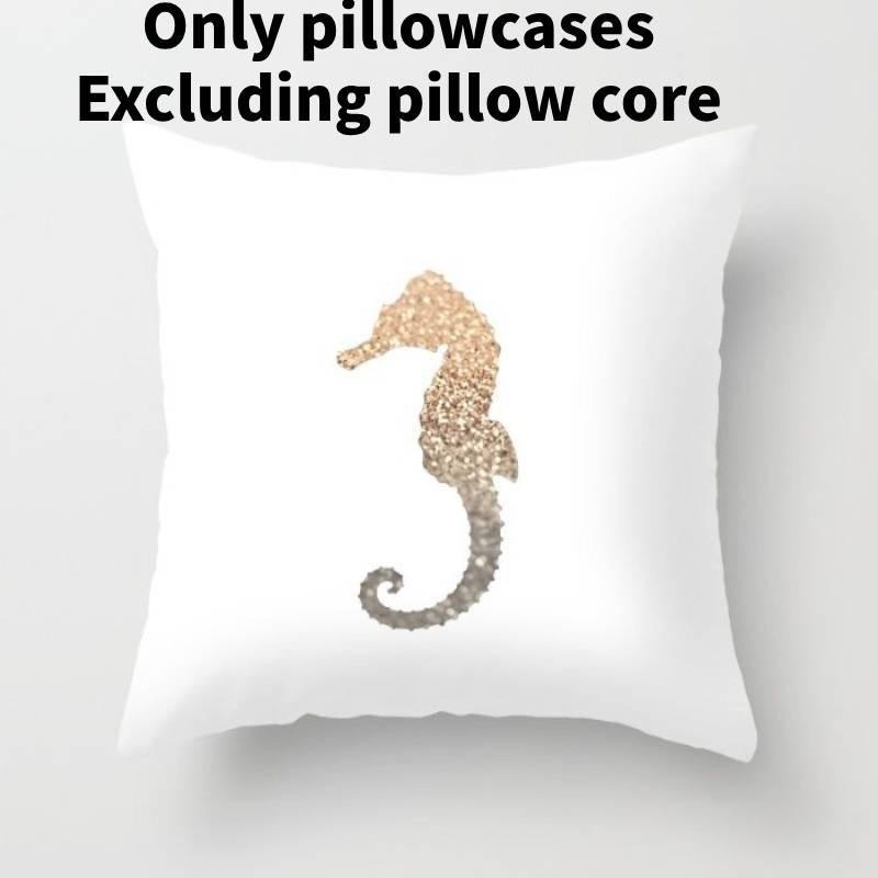 Современная минималистичная хлопковая мультяшная наволочка с буквенным принтом, мягкая плюшевая наволочка из ткани «персиковая кожа»