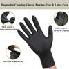 20/50/100PCS Black Nitrile Gloves Disposable Household Cleaning Gloves Latex Free for Kitchen Hair Dye Mechanic Tattoo Gloves