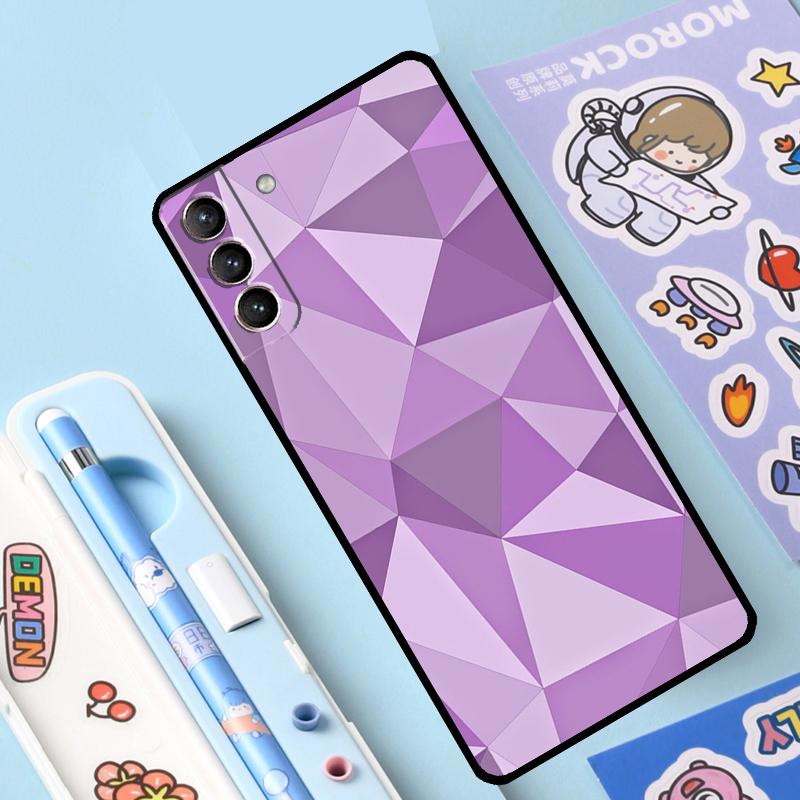 Геометрический Абстрактный Кристальный Чехол для Samsung Galaxy S23 S21 S22 Ultra Plus Note 10 20 S8 S9 S10 Plus S20 FE Чехол