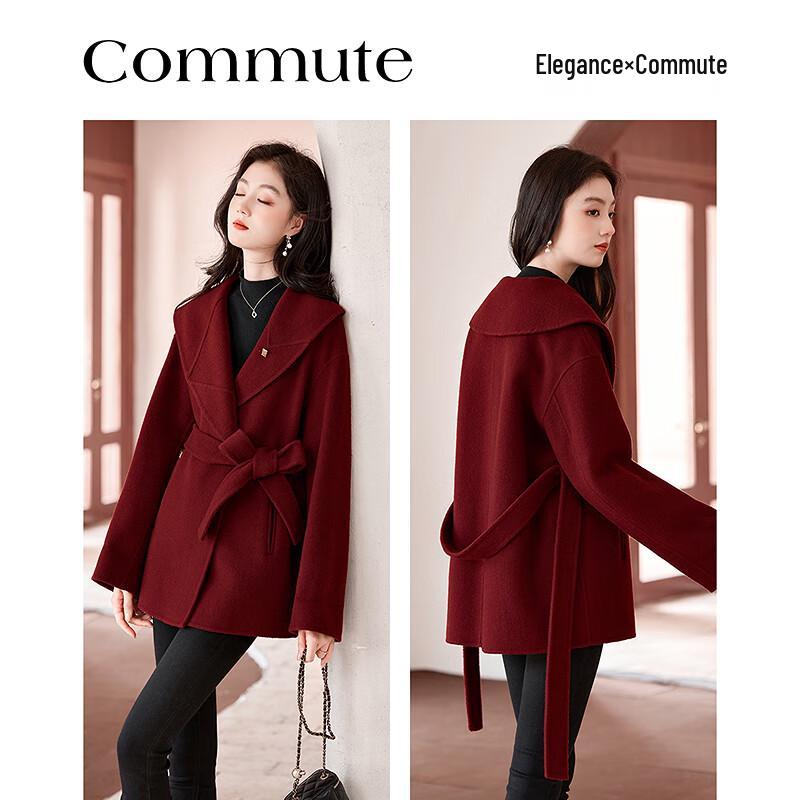 Fleeting Years Elegant Mid-Length Woolen Coat