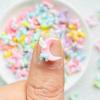 30 Pcs New Cute Mini Resin Cartoon Bow Knot, Moon Series Flatback Ornament Jewelry Making Manicure Hairwear Accessories A96