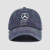 Fashion Casual Car Logo Vintage Hip Hop Baseball Cap Sunscreen Hat For Mercedes Benz A C E S G Class GLC CLE CLA GLB GLS W177