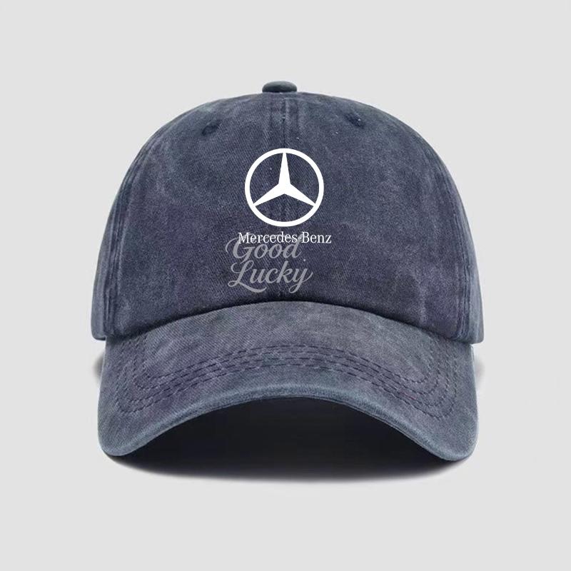 Fashion Casual Car Logo Vintage Hip Hop Baseball Cap Sunscreen Hat For Mercedes Benz A C E S G Class GLC CLE CLA GLB GLS W177