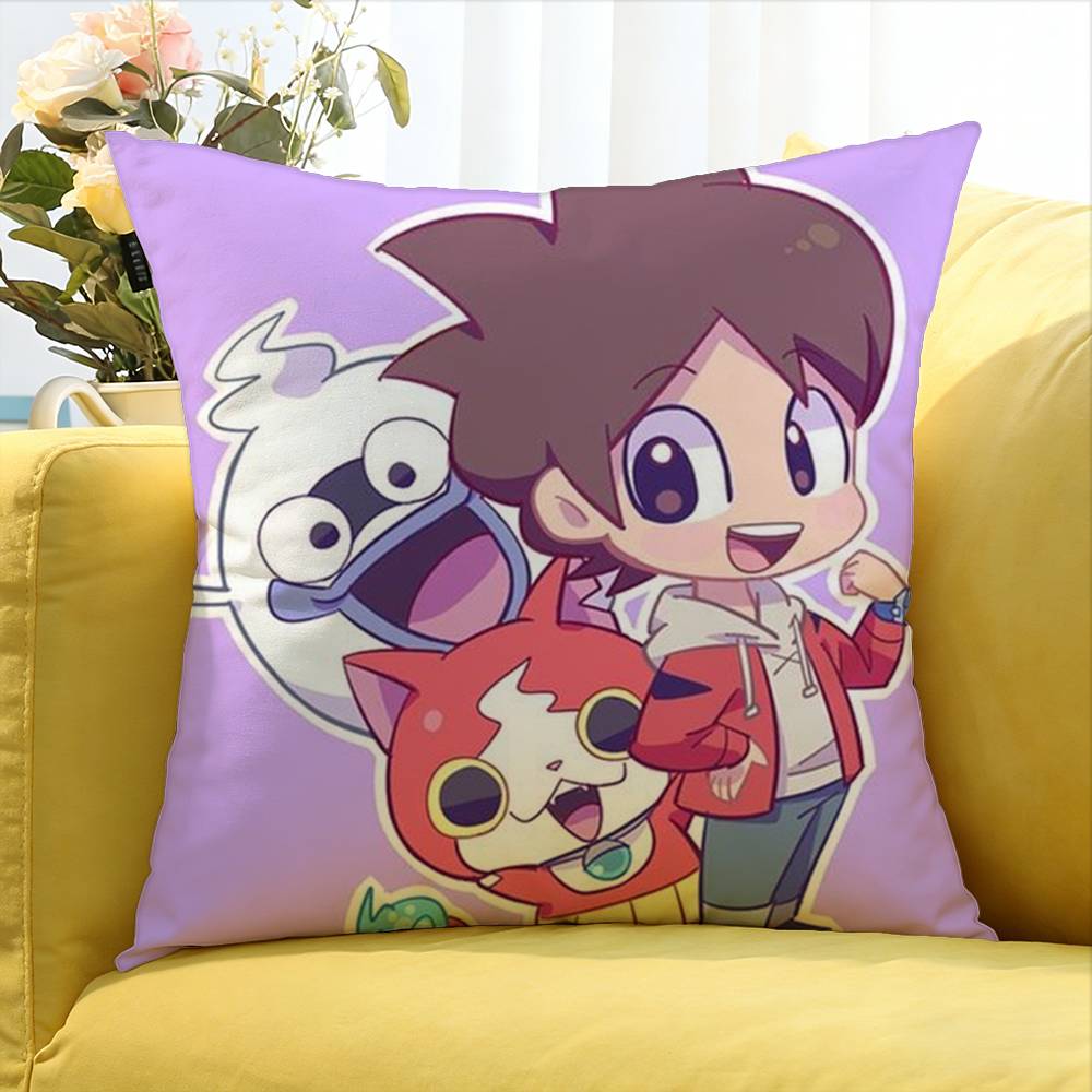 Anime Yo-Kai Watch Various Sizes Square Pillow Case For Car Home Bedchamber Decor