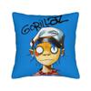 Наволочка Gorillaz Напечатанная Тканевая Наволочка Декоративная Наволочка Чехол для Подушки Кровать На Молнии 45X45см