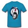 Awesome Target Logo T Shirt Italy Scooter Tee Shirt Unisex Vintage Motocycle Graphic Tshirt Big Size