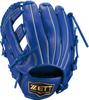 ZETT Юношеская бейсбольная перчатка BJGB74520F, Воловья кожа, Универсальная, Бросок левой рукой, (2500), Размер Маленький,