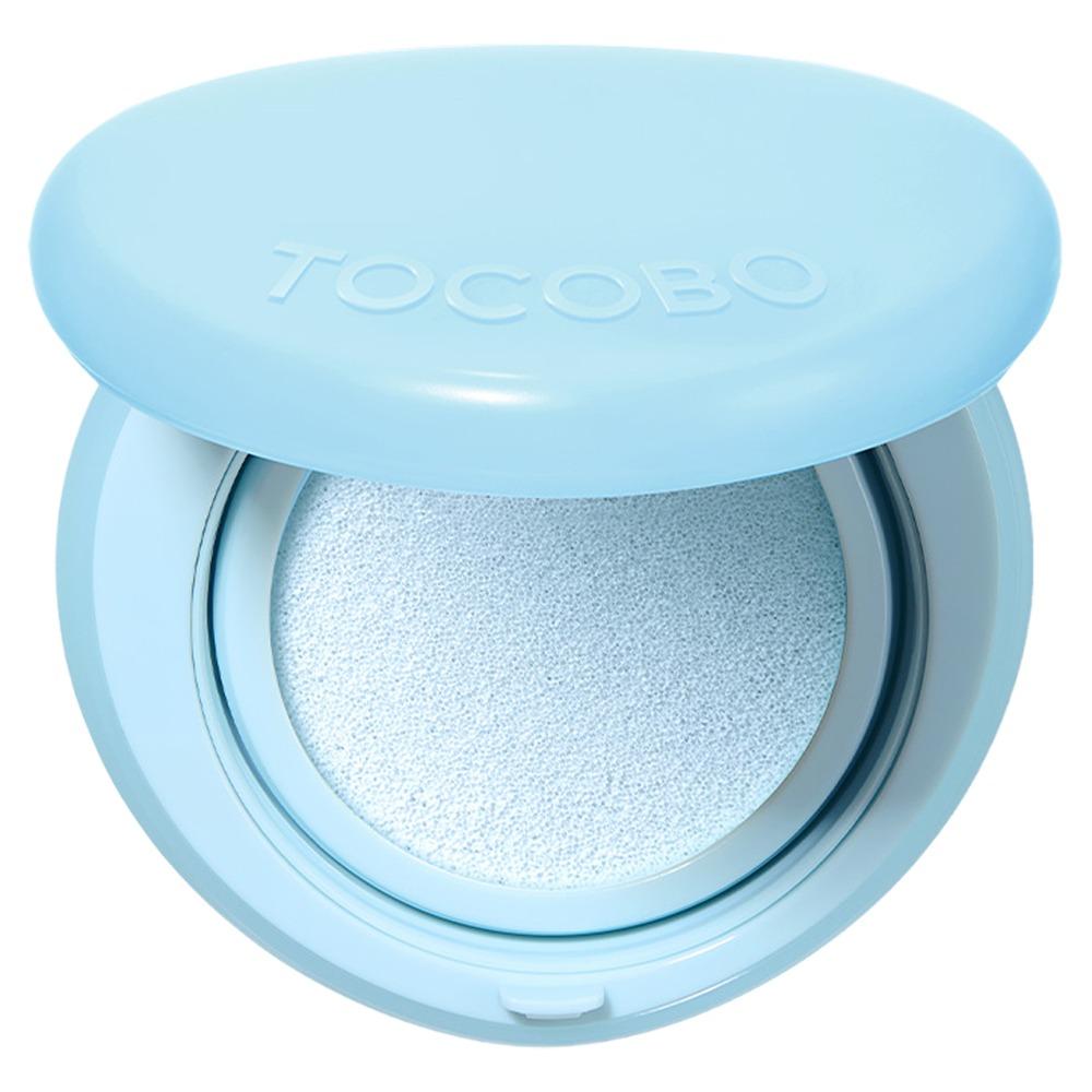 TOCOBO Солнцезащитный кушон с эффектом блюра SPF50+ PA++++ 01 Хлопковый синий UV-защитный кушон 15 г