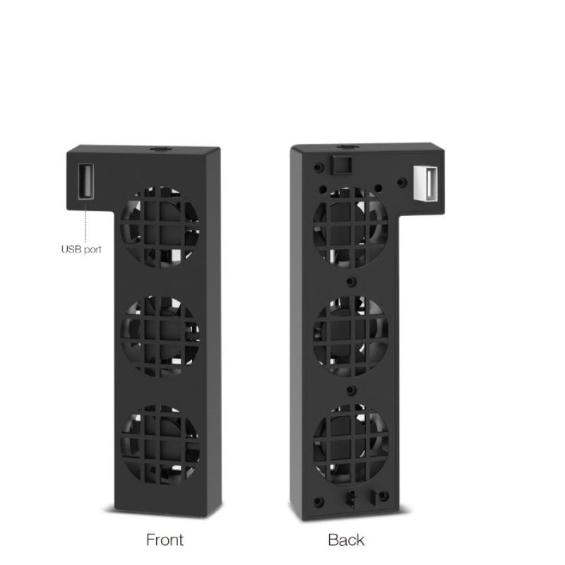 USB-вентилятор охлаждения, совместимый с консолью Xbox One X, система охлаждения, совместимая с 3 вентиляторами охлаждения и портом USB 2.0 — совместима только с Xbox One X