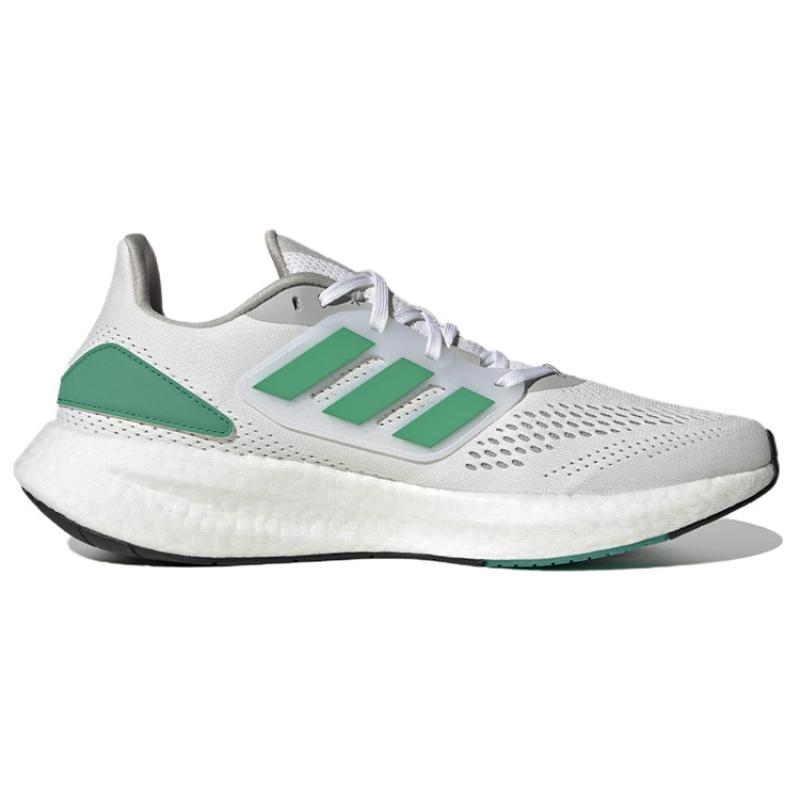adidas Кроссовки PureBoost 22 'Белый/Зеленый' HQ8588