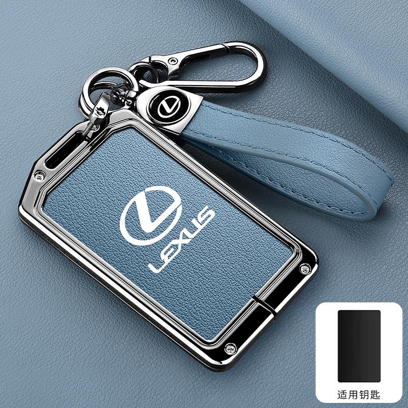 DMTZ1 2025 Zinc Alloy Leather Car Remote Card NFC Key Case Fob Cover For Lexus F Sport ES LM GS IS NX RX LX LS RX300 Styling Accessory