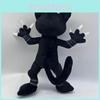 Плюшевая игрушка Черный кот из «99 ночей в лесу» с мягким коротким ворсом для детей и взрослых