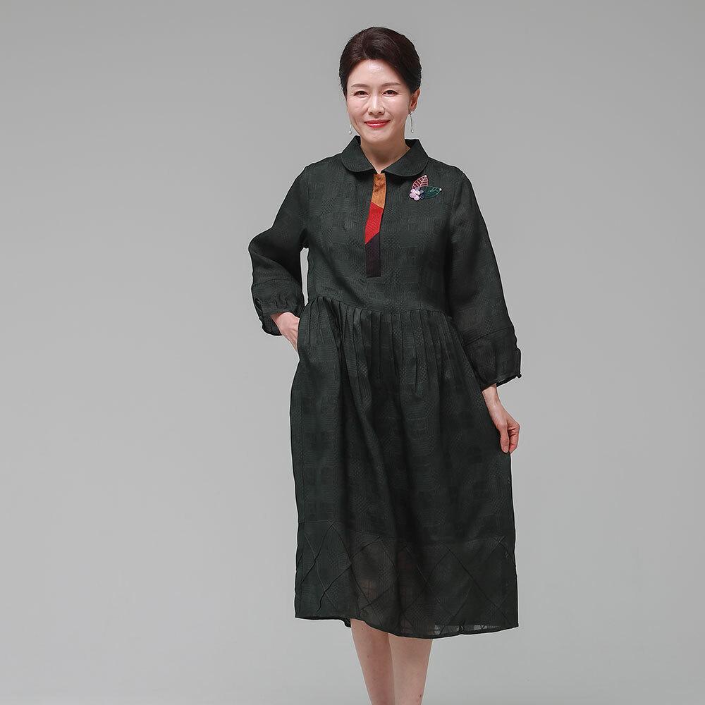Halanghanbog Аккуратное и опрятное летнее женское платье из вискозы Хаки