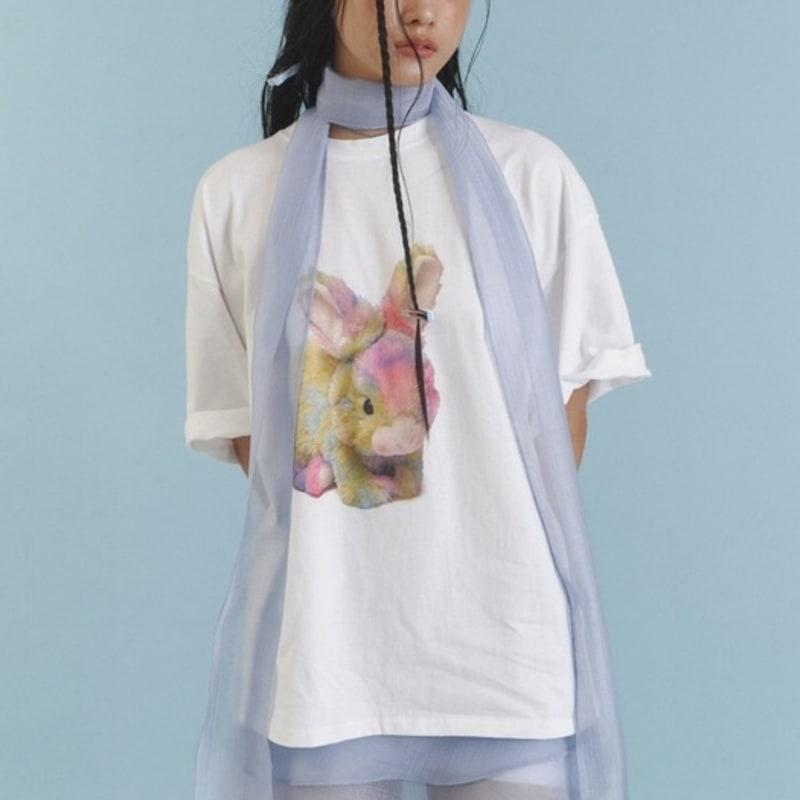 LOVE ME MONSTER Love Sheer Long Scarf_BU