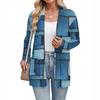 Women's Christmas Printed Lightweight Cardigan Long Sleeved Casual Loose Thin Fit With Pockets Cardigan Jacket