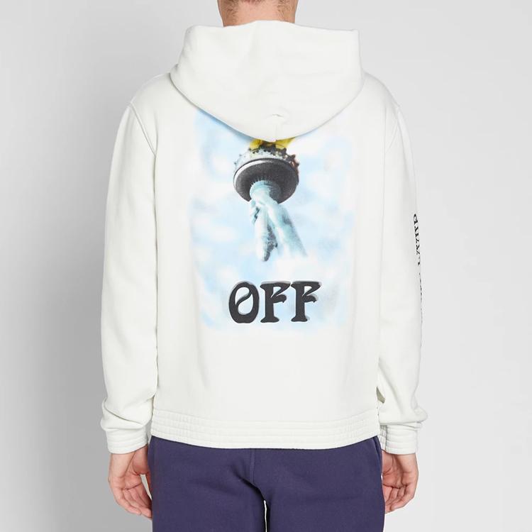 OFF WHITE Liberty Print Cotton Hoodie OMBB034E181920150299
