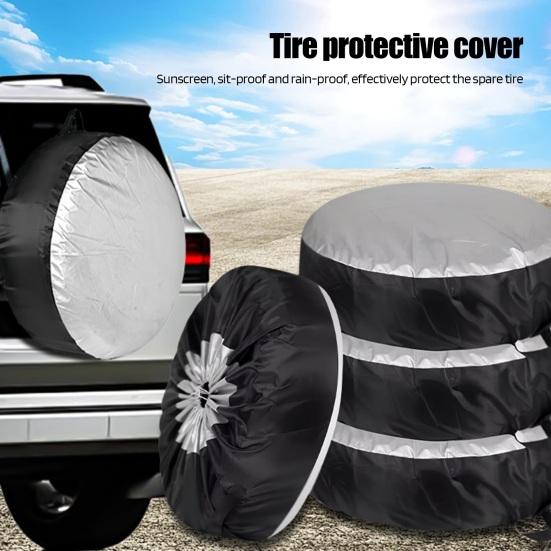 Чехол для автомобильной шины с затягивающимся поясом, регулируемой пряжкой, водонепроницаемый, пылезащитный протектор