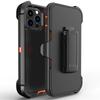 3-в-1 Для iPhone 16E 16 14 13 12 11 15 Pro MAX MINI 14 15 16 Plus SE2 SE3 Прочный противоударный бронированный + Клипса для ремня Чехол для телефона