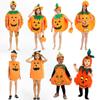 Halloween Children's Costumes Boys and Girls Adult Adult Pumpkin Clothes Set Kindergarten Performance Costumes