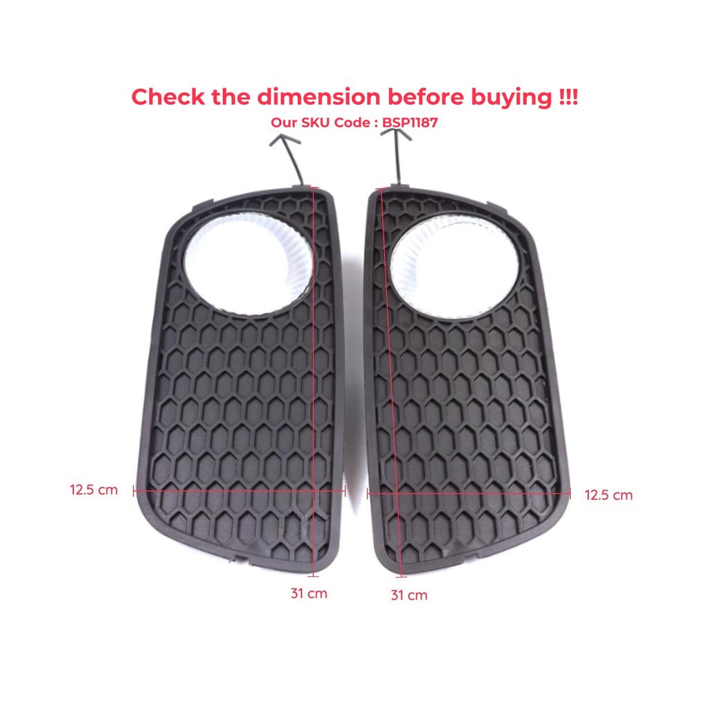 ESP1187 Front Bumper Fog Light Frame Housing Left Right for Fiat Palio Siena MK1 178 2007-2016 Albea 2002-2012 51703146 51703147